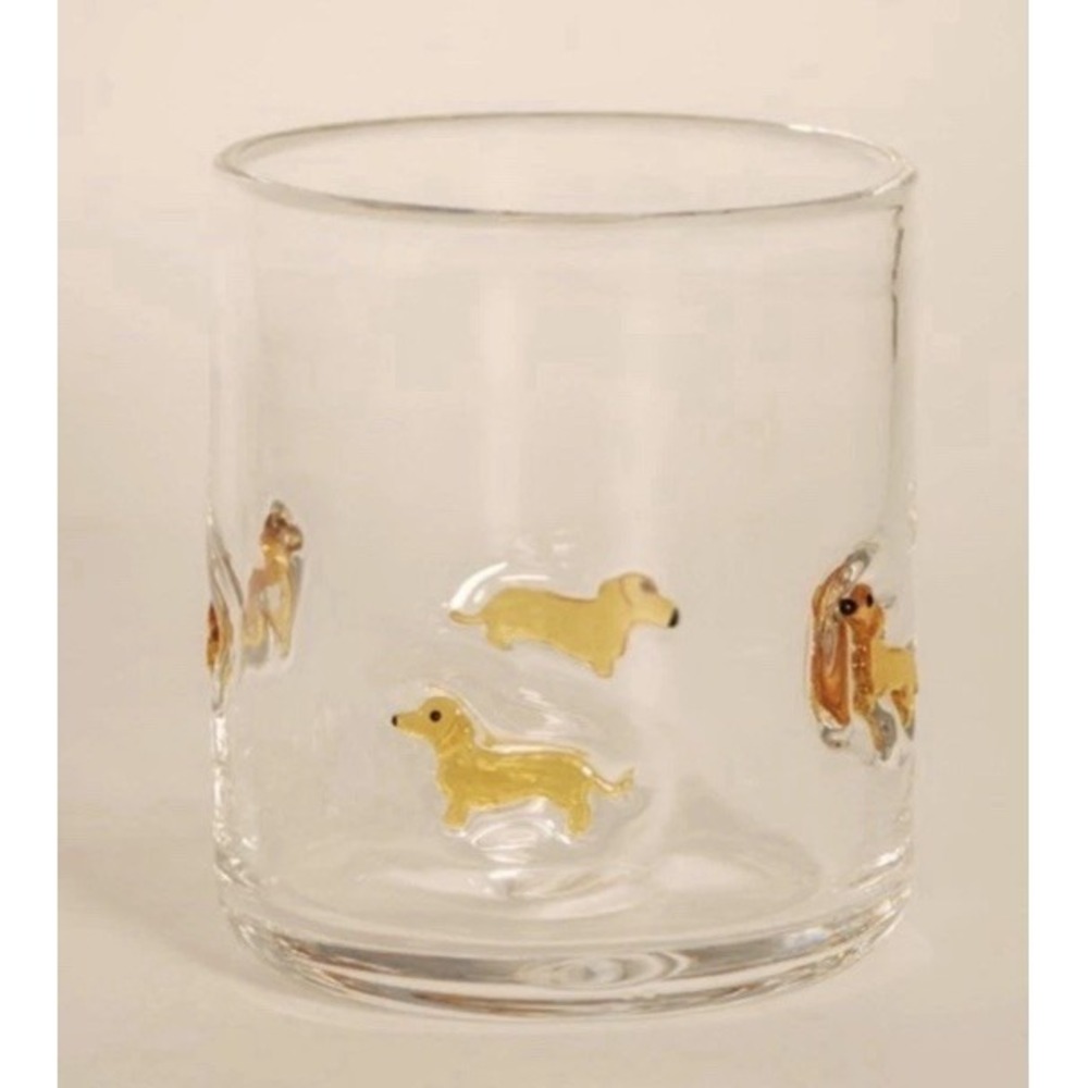 Madison Home DACHSHUND 16 oz Icon Glass Target VIRAL - NWT
